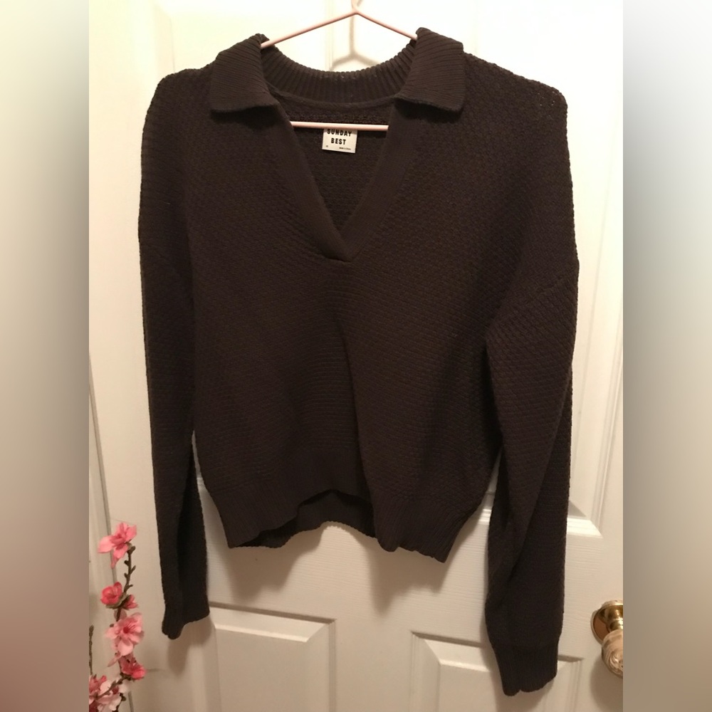 Sunday Best Brown Sweater